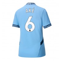 Manchester City Nathan Ake #6 Fotballklær Hjemmedrakt Dame 2024-25 Kortermet